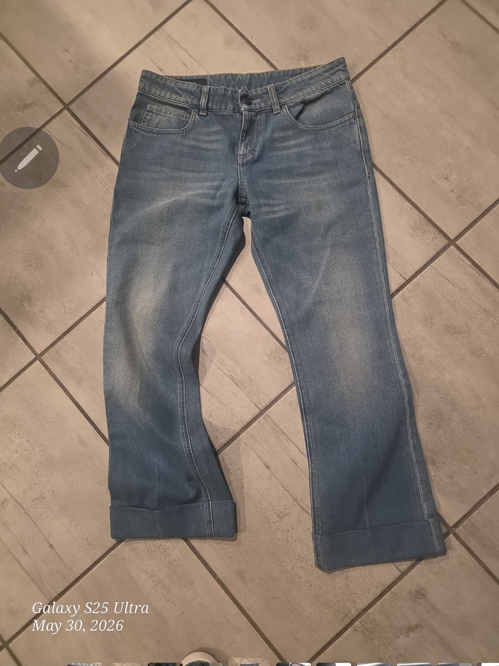 Gucci Light Blue Women's Skinny Flare Jeans